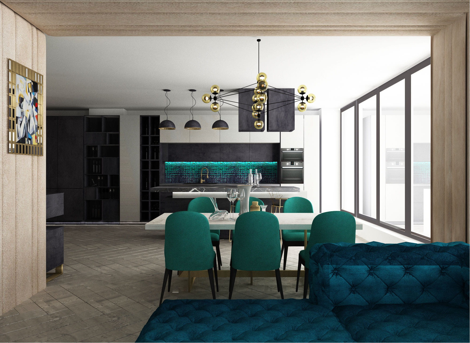 Interior Penthouse Vita Bella Residence